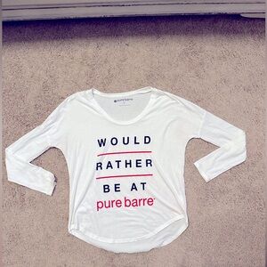 Pure Barre long sleeve shirt
